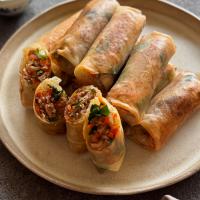 揚げたても！冷めても美味しい！味噌そぼろ野菜春巻き